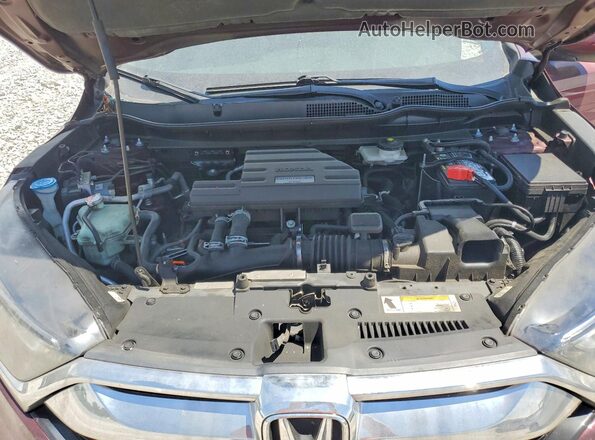 7FARW1H59JE028656 2018 HONDA CR-V Maroon Շարժիչի բաժամունքի տեսք