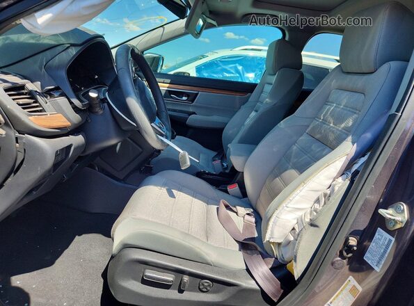 7FARW1H59LE021810 2020 HONDA CR-V Gray წინა სალონის ხედი