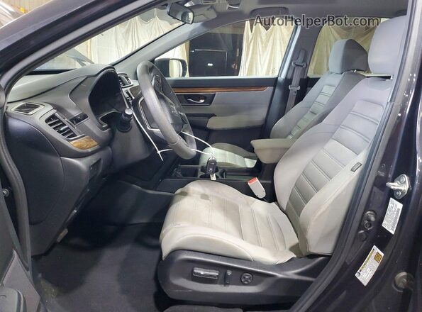 7FARW1H5XJE009694 2018 HONDA CR-V Charcoal Vista interior delantera