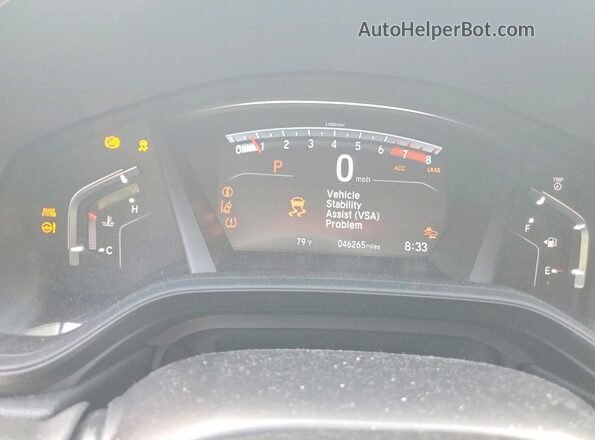 7FARW1H73ME023460 2021 HONDA CR-V Gray Widok zestawu wskaźników