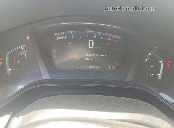 7FARW1H75ME023847 2021 HONDA CR-V White Вид щитка приладів