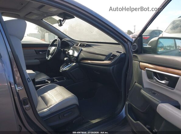 7FARW1H80HE008347 2017 HONDA CR-V Серый Вид салона спереди