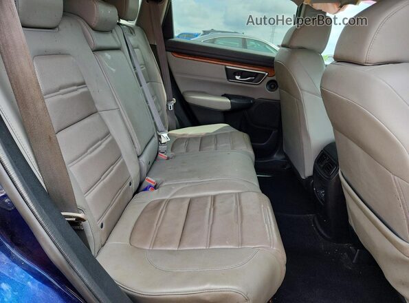7FARW1H80JE015515 2018 HONDA CR-V Blue უკანა სალონის ხედი