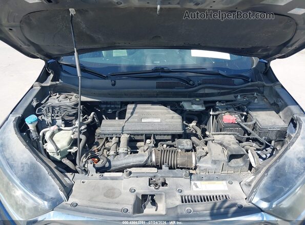7FARW1H80JE022075 2018 HONDA CR-V Blue Вид ззаду