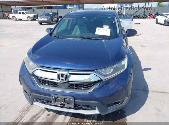 7FARW1H80JE022075 2018 HONDA CR-V Blue Вид спереду