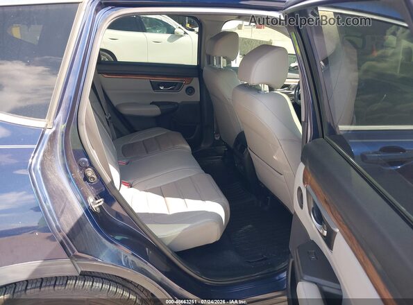 7FARW1H80JE022075 2018 HONDA CR-V Blue Вид наклейки з VIN-кодом