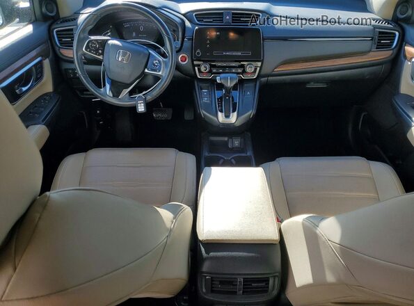 7FARW1H80KE017783 2019 HONDA CR-V White Widok deski rozdzielczej