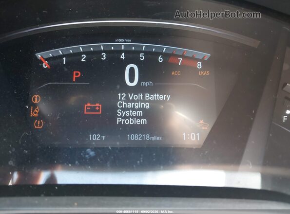 7FARW1H81LE008429 2020 HONDA CR-V Gray Widok tylnych siedzeń