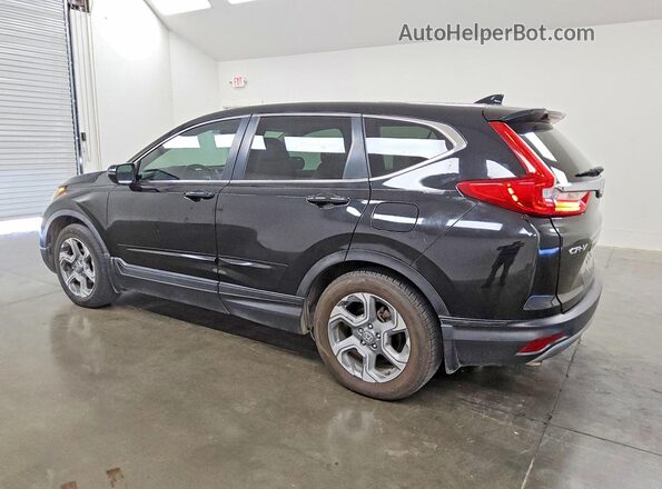 7FARW1H82JE004757 2018 HONDA CR-V Black Հետևի ձախ