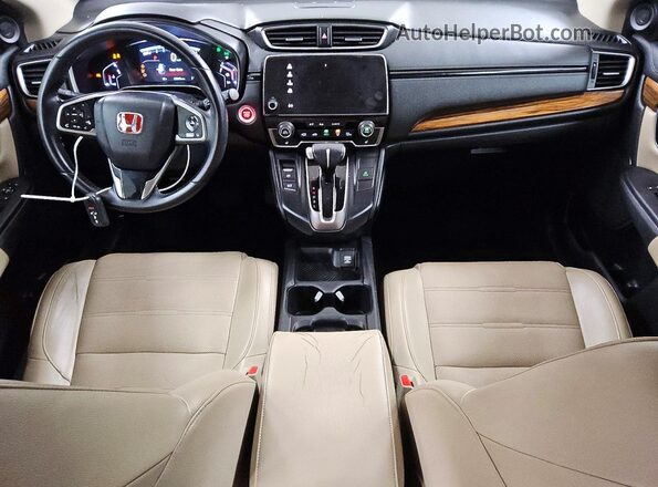 7FARW1H82JE004757 2018 HONDA CR-V Black Առջևի վահանակի տեսք