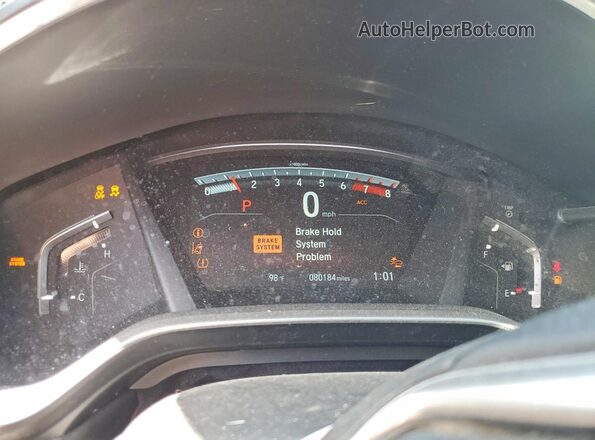7FARW1H82JE014883 2018 HONDA CR-V Black Вид щитка приладів