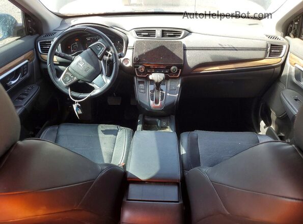 7FARW1H82JE014883 2018 HONDA CR-V Black Вид панелі приладів