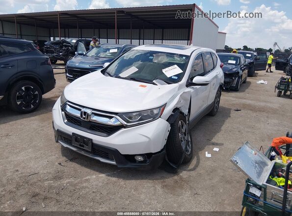 7FARW1H82KE031829 2019 HONDA CR-V White წინა მარცხენა ხედი სამი მეოთხედიდან