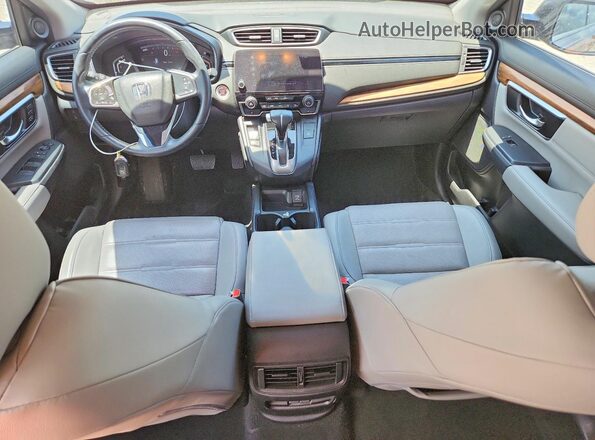 7FARW1H83JE032177 2018 HONDA CR-V Gray Առջևի վահանակի տեսք