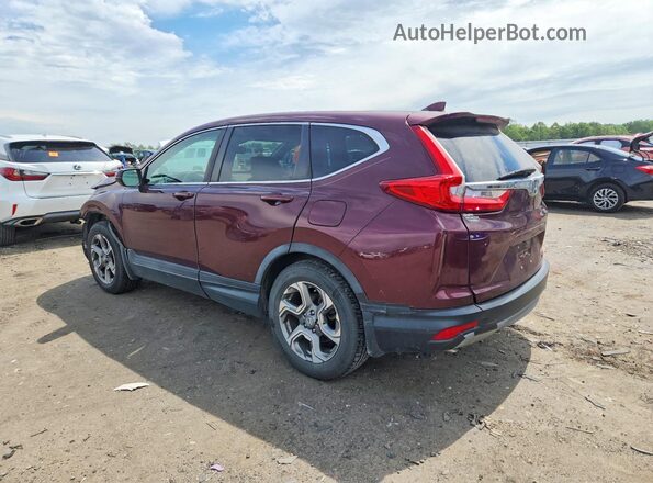 7FARW1H84HE007489 2017 HONDA CR-V Burgundy Հետևի ձախ