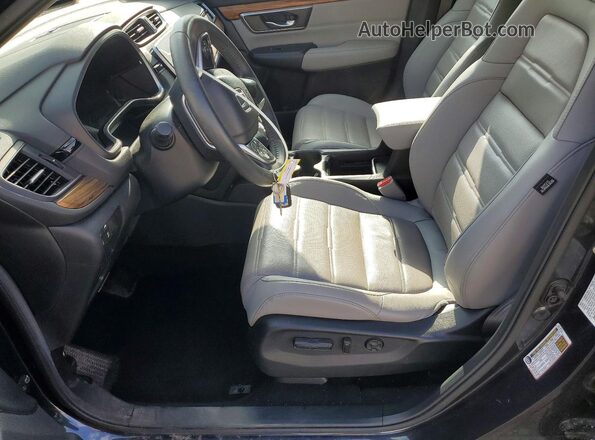 7FARW1H84JE013489 2018 HONDA CR-V Charcoal Vista interior delantera
