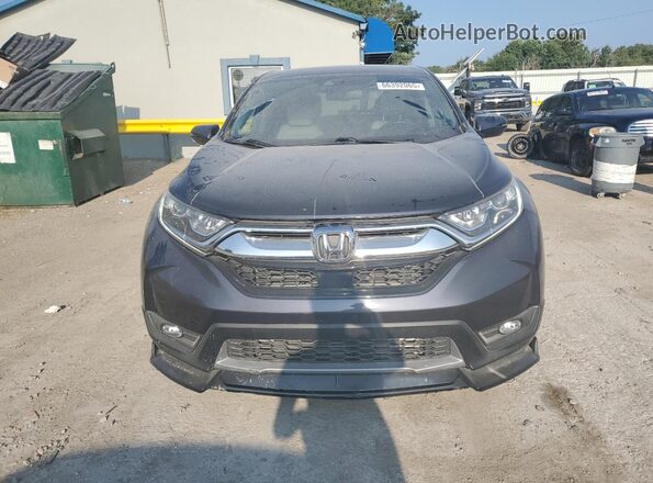 7FARW1H84JE020085 2018 HONDA CR-V Gray Front view