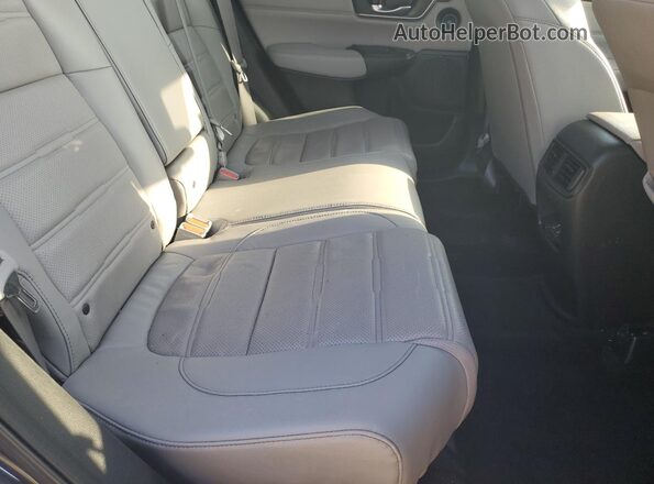 7FARW1H84JE020085 2018 HONDA CR-V Gray Rear seats view