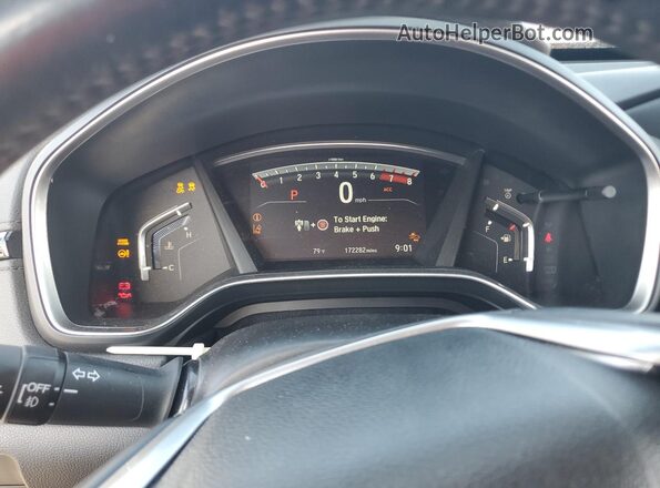 7FARW1H85JE014165 2018 HONDA CR-V Серый Вид щитка приборов