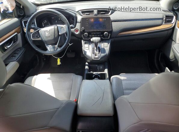7FARW1H86HE008319 2017 HONDA CR-V Угольный Вид панели приборов