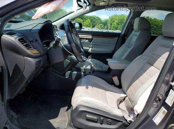 7FARW1H86HE008319 2017 HONDA CR-V Угольный Вид салона спереди