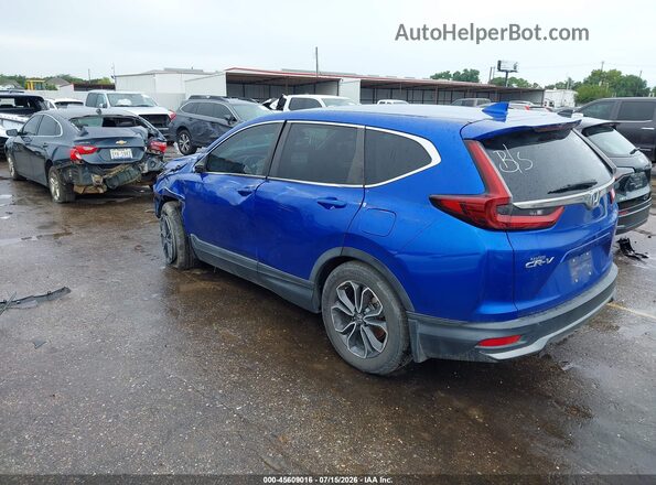 7FARW1H87LE015367 2020 HONDA CR-V Blue Задня ліва чверть