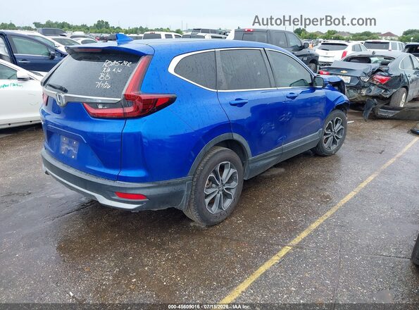 7FARW1H87LE015367 2020 HONDA CR-V Blue Задня права чверть
