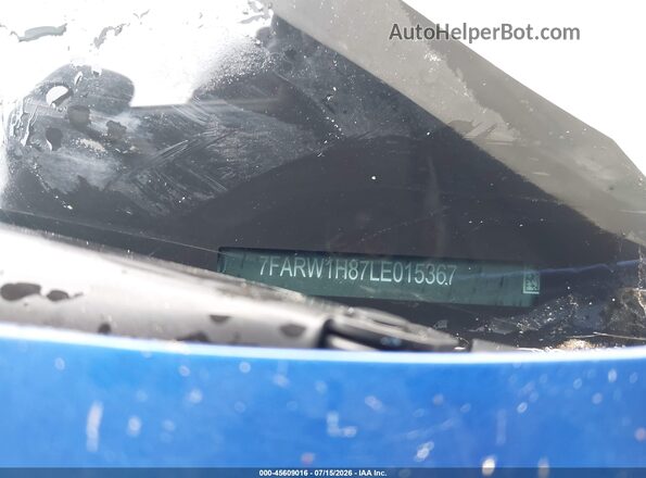 7FARW1H87LE015367 2020 HONDA CR-V Blue Вид підкапотного простору