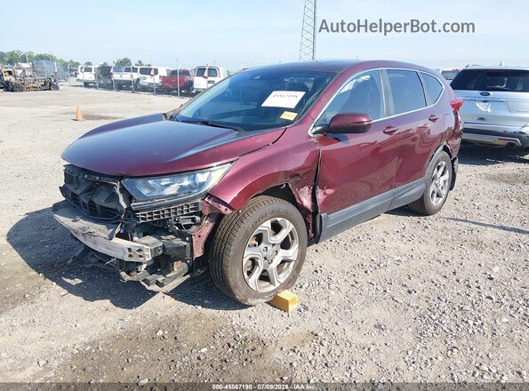7FARW1H88HE040706 2017 HONDA CR-V Purple Առջևի ձախ երեք քառորդ տեսարան