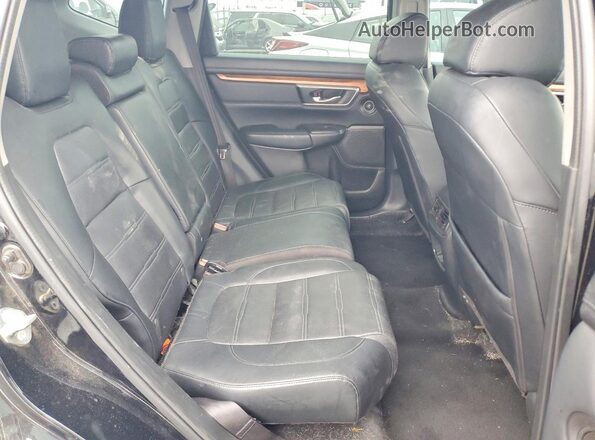 7FARW1H88LE022649 2020 HONDA CR-V Black Widok wnętrza z tyłu