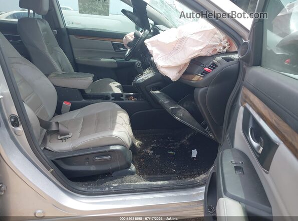 7FARW1H89HE022795 2017 HONDA CR-V Silver Вид салону спереду