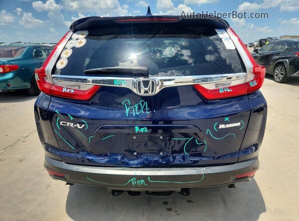 7FARW1H89JE017019 2018 HONDA CR-V Blue უკანა ხედი