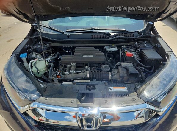 7FARW1H89JE017019 2018 HONDA CR-V Blue უკანა სალონის ხედი