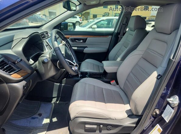 7FARW1H89JE017019 2018 HONDA CR-V Blue წინა სალონის ხედი