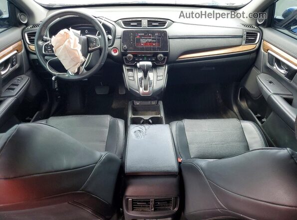 7FARW1H89ME008924 2021 HONDA CR-V Синий Вид панели приборов