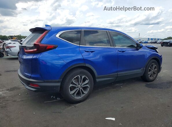 7FARW1H89ME008924 2021 HONDA CR-V Синий Задняя правая четверть