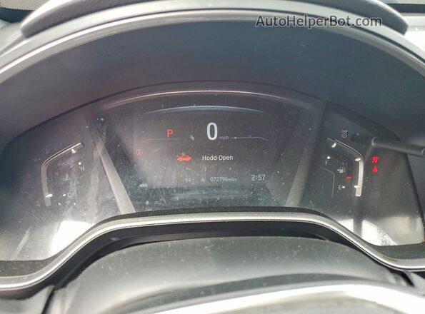 7FARW1H89ME008924 2021 HONDA CR-V Синий Вид щитка приборов