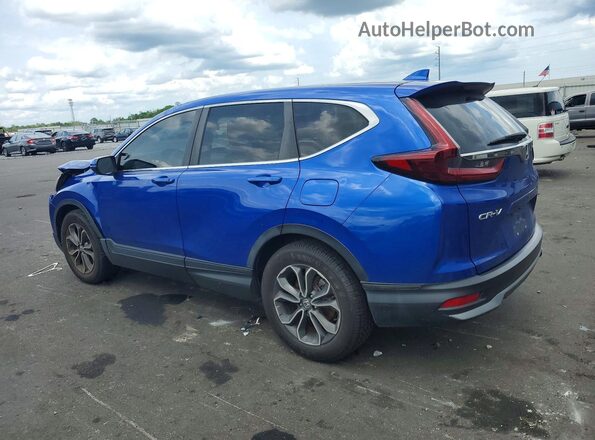 7FARW1H89ME008924 2021 HONDA CR-V Синий Задняя левая четверть