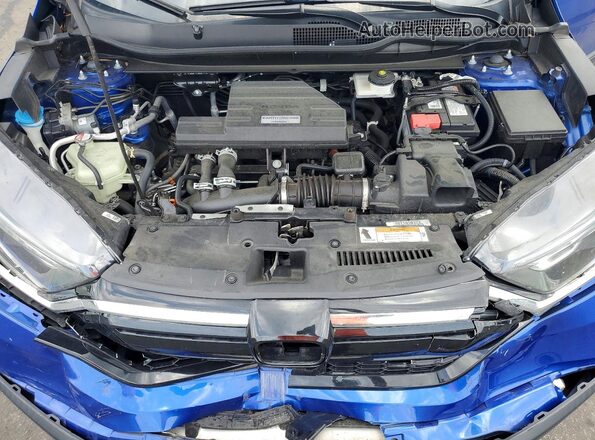 7FARW1H89ME008924 2021 HONDA CR-V Синий Вид задней части салона