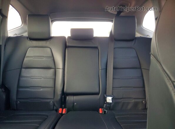 7FARW1H8XKE028595 2019 HONDA CR-V Black Vista de los asientos traseros