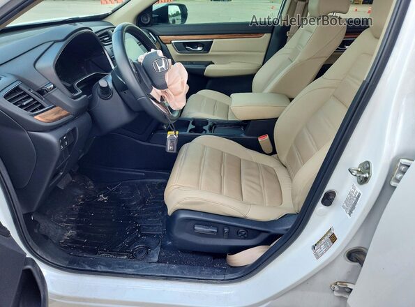 7FARW1H8XLE023432 2020 HONDA CR-V White Front interior view