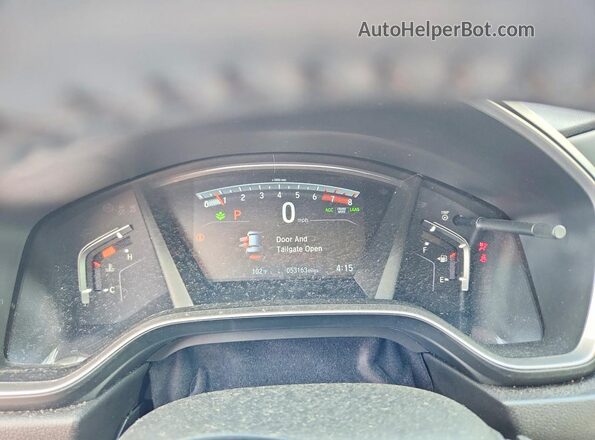7FARW1H8XLE023432 2020 HONDA CR-V White Instrument cluster view