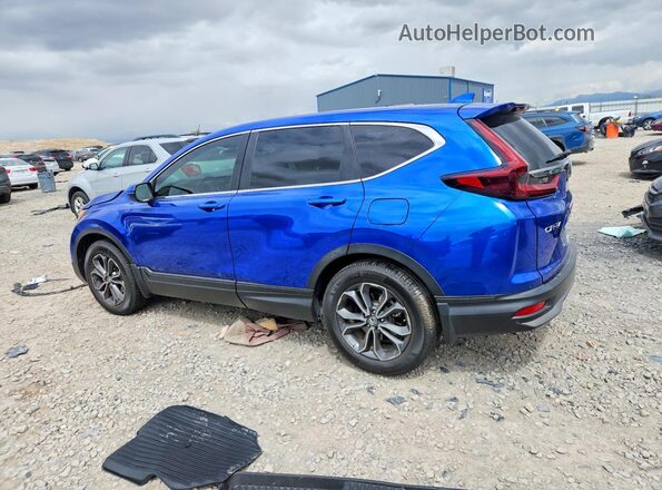 7FARW1H8XME007068 2021 HONDA CR-V Blue Задня ліва чверть
