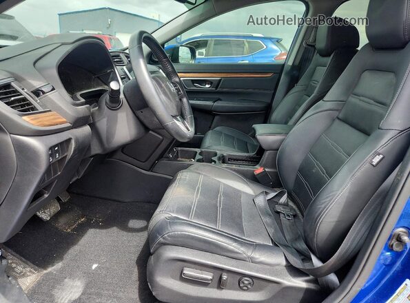 7FARW1H8XME007068 2021 HONDA CR-V Blue Вид салону спереду
