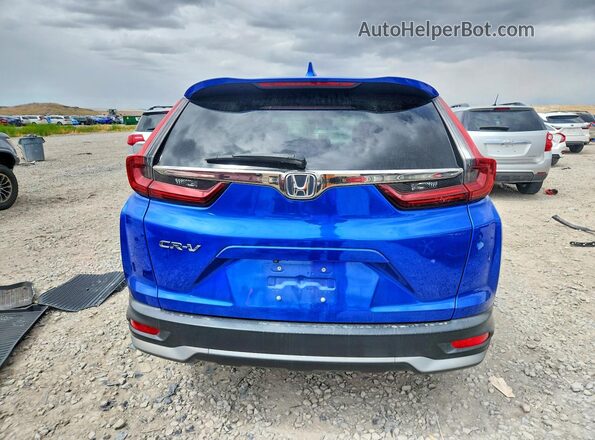 7FARW1H8XME007068 2021 HONDA CR-V Blue Вид ззаду