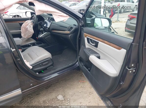 7FARW1H90HE033306 2017 HONDA CR-V Серый Вид салона спереди