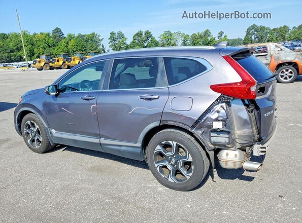 7FARW1H92KE005272 2019 HONDA CR-V Gray Trasero izquierdo