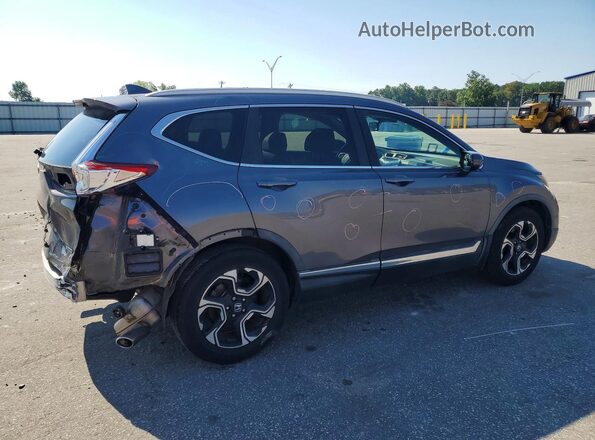 7FARW1H92KE005272 2019 HONDA CR-V Gray Trasero derecho