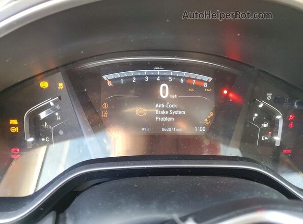 7FARW1H92LE002213 2020 HONDA CR-V White Instrument cluster view