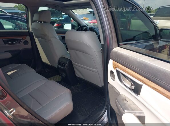 7FARW1H95JE048776 2018 HONDA CR-V Gray VIN sticker view